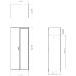 Cambourne Cam060 Double Wardrobe - Finish - thumbnail 7