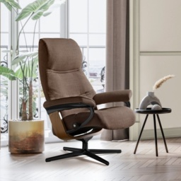 Stressless Philip Chair With Cross Base - Large - Paloma Leather - With Footstool - thumbnail 1