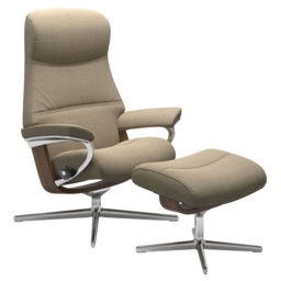 Stressless Philip Chair With Cross Base - Large - Paloma Leather - With Footstool - thumbnail 2