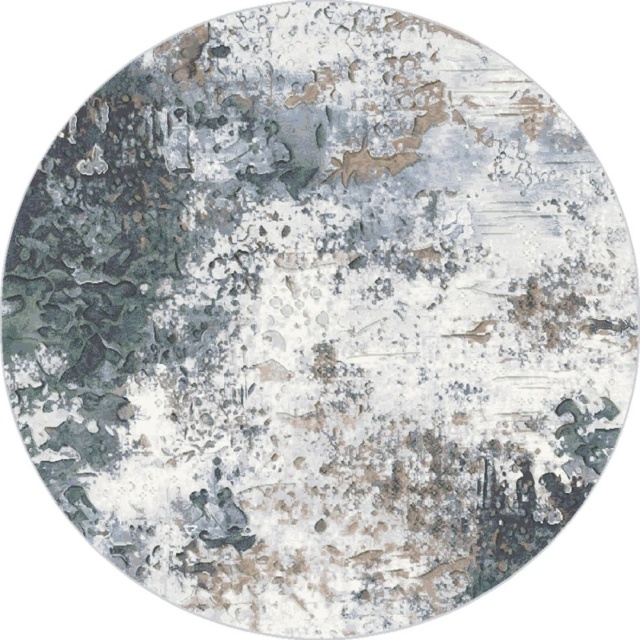 Mastercraft 063-0395/7656 Galleria Round Rug - Blue - 200cm Circle - image 1