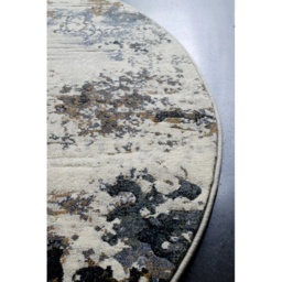 Mastercraft 063-0395/7656 Galleria Round Rug - Blue - 200cm Circle - thumbnail 3
