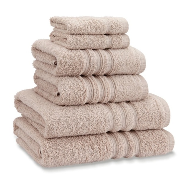 Catherine Lansfield Zero Twist Towels - Natural - Hand Towel - image 1