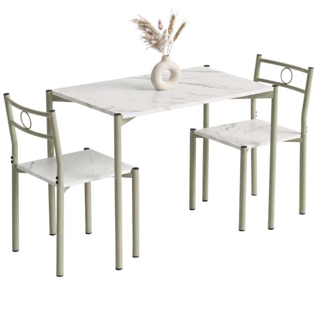Breakfast 2 Seater Dining Table and Chairs - image 1