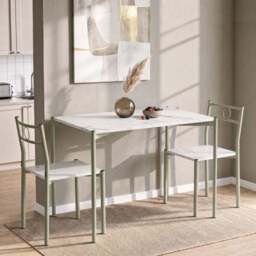 Breakfast 2 Seater Dining Table and Chairs - thumbnail 3