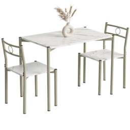 Breakfast 2 Seater Dining Table and Chairs - thumbnail 1