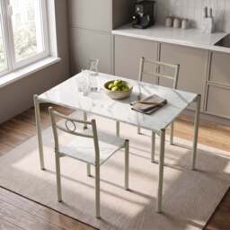 Breakfast 2 Seater Dining Table and Chairs - thumbnail 2