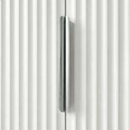 Fluted 3 Door Wardrobe With Drawers and Shelves Painted Finish - thumbnail 6