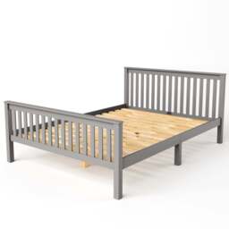 Wooden Double Bed Frame - thumbnail 2