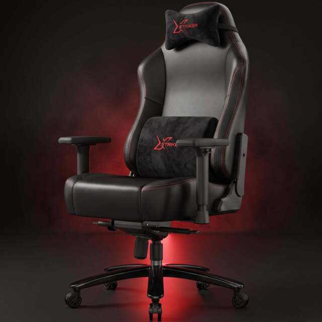 Xstriker High-Back Ergonomic Gaming Chair with Lumbar Support - image 1