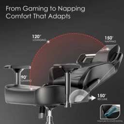 Xstriker High Back Gaming Chair - Ergonomic Office Chair 4D Armrest - thumbnail 3