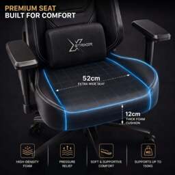 Xstriker High Back Ergonomic Gaming Chair with Lumbar Support - thumbnail 6