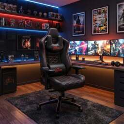 Gaming Office Chair Comfy 5D Armrest Ergonomic Computer Chair - thumbnail 4