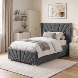 Velvet Ottoman Storage Bed - Sunrise Ottoman Bed Frame - thumbnail 6