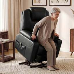 Electric Riser Recliner Chair For Elderly with Heat & Massage - thumbnail 2