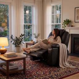 Electric Riser Recliner Chair For Elderly with Heat & Massage - thumbnail 3