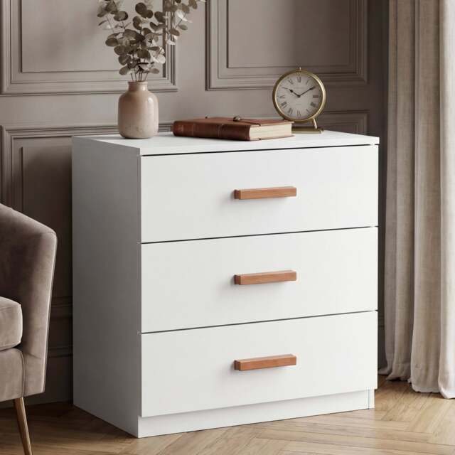 Blythe 3 Drawer Chest - Small Chest of Drawers - image 1