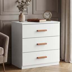 Blythe 3 Drawer Chest - Small Chest of Drawers - thumbnail 1