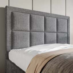 Linen Ottoman Bed Frame - End Lift Ottoman Storage Bed - thumbnail 4