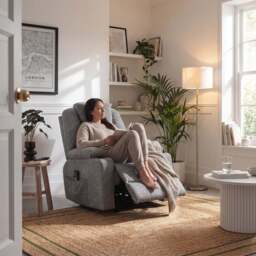 Riser Recliner Chair With Cup Holder, Heat and Massage - thumbnail 3