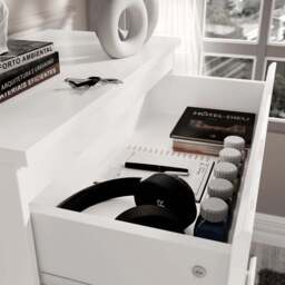 High Gloss 4 Drawer Chest of Drawers - Bedroom Drawers - thumbnail 4