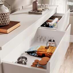 High Gloss Large 6 Drawer Chest of Drawers - Bedroom Dresser - thumbnail 4