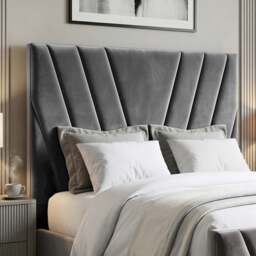 Vellure Velvet Ottoman Storage Bed Frame Double & King - thumbnail 4