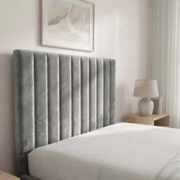 Vertical Line Ottoman Storage Bed - Velvet Ottoman Bed Frame - thumbnail 3