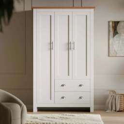 Shaker 4 Piece Bedroom Set - Wardrobe and Chest of Drawers - thumbnail 2