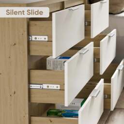 Skova Large 6 Chest of Drawers - Wide Bedroom Dresser - thumbnail 6