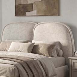 Embracea Upholstered Bed Frame Tall Headboard - thumbnail 4