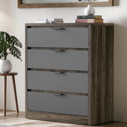 Skova 4 Drawer Chest of Drawers - Deep Chester Drawers - thumbnail 1