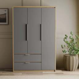Skova 4 Piece Bedroom Set - Wardrobe and Chest of Drawers - thumbnail 2