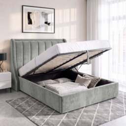 Winged Ottoman Storage Bed Frame - thumbnail 4