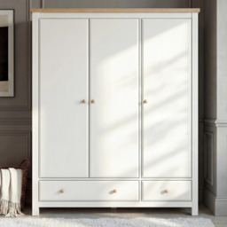 Haven Painted 4 Piece Bedroom Furniture Set - Oak Top - thumbnail 2