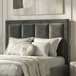 Velvet Ottoman Storage Bed - End Lift Ottoman Bed Frame - thumbnail 3