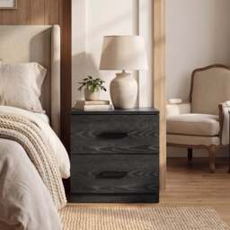 Blythe 3 Piece Bedroom Furniture Set - Black, Wardrobe & Drawers - thumbnail 4