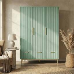 Flutrina Painted 4 Piece Bedroom Furniture Set - thumbnail 2