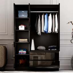 High Gloss 4 Piece Bedroom Set - Wardrobe & Chest of Drawers - thumbnail 6
