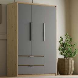 Skova 3 Door Wardrobe with Drawers and Shelves & Clothes Rail - thumbnail 6