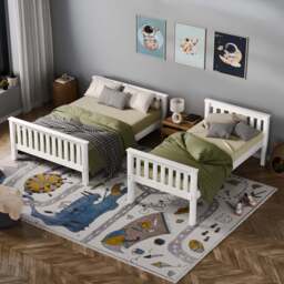 Triple Bunk Bed - Double Bunk Beds for Kids & Adults - thumbnail 5
