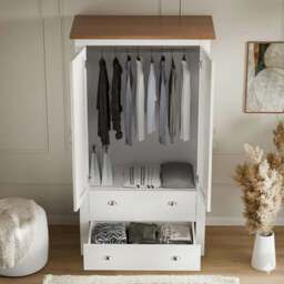 Shaker 3 Piece Bedroom Set - Wardrobe with Chest of Drawers - thumbnail 6