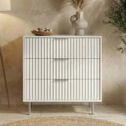 Flutrina Painted 3 Piece Bedroom Furniture Set - thumbnail 3