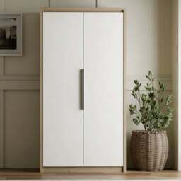 Skova 2 Door Double Wardrobe with Internal Drawers & Rail - thumbnail 6