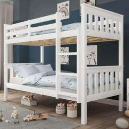 Solid Wood Detachable Double Bunk Bed - thumbnail 1