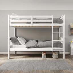 Solid Wood Detachable Double Bunk Bed - thumbnail 3