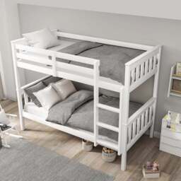 Solid Wood Detachable Double Bunk Bed - thumbnail 4