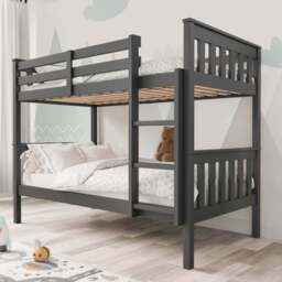 Solid Wood Detachable Double Bunk Bed - thumbnail 1