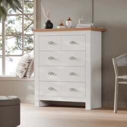 5 Drawer Chest of Drawers -  Shaker Bedroom Drawers - thumbnail 2