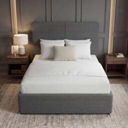 Velvet Ottoman Bed Frame - Gas Lift Ottoman Storage Bed - thumbnail 5
