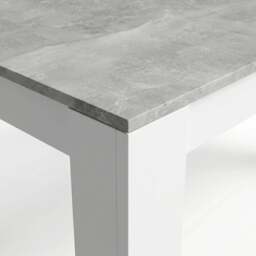 Milo Extendable Dining Table Set - Concrete Effect - thumbnail 6